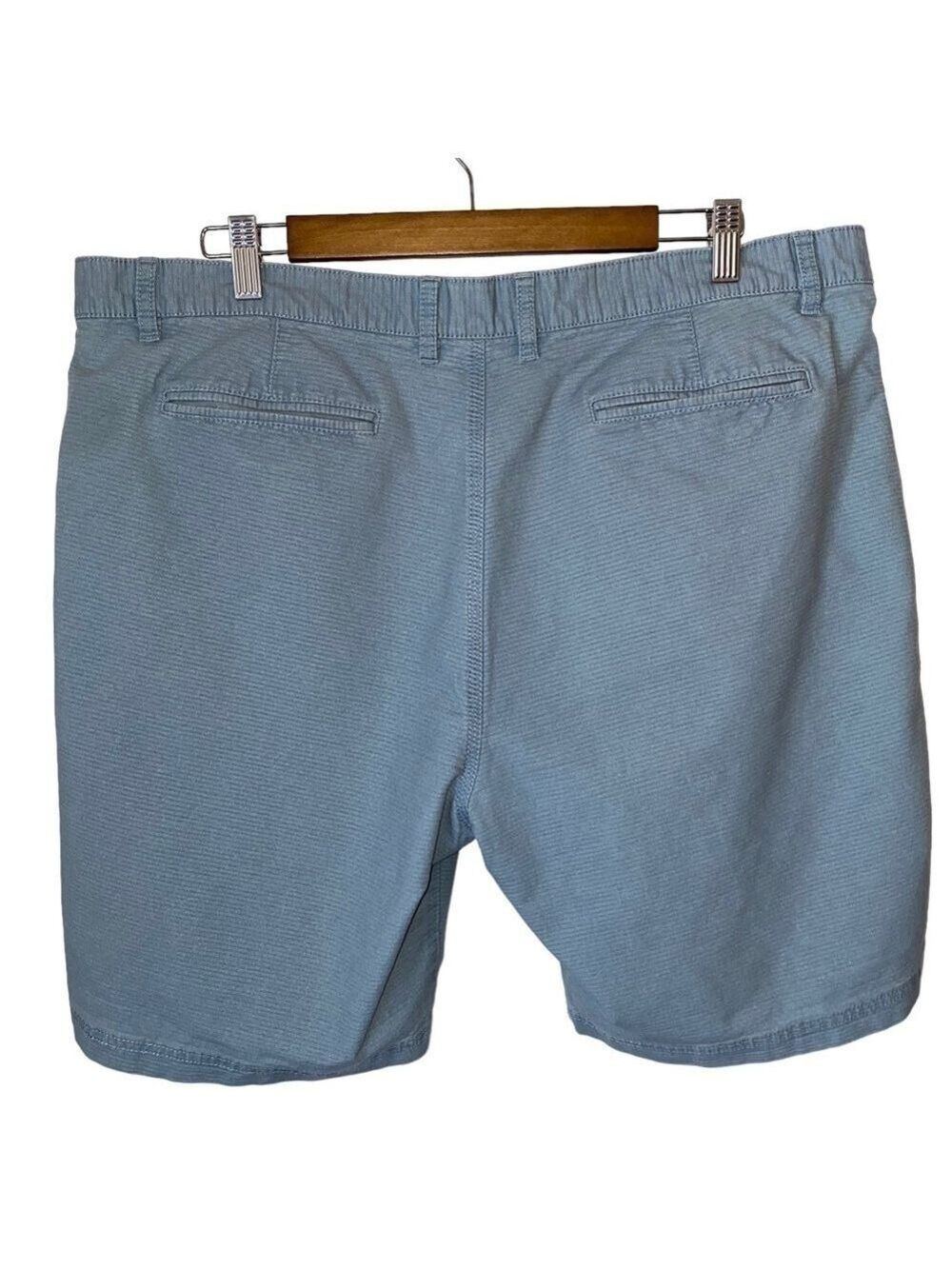 Weatherproof Men’s Light Blue Ribbed Shorts 8.5 Inch Inseam Size 38 - Picture 3 of 7